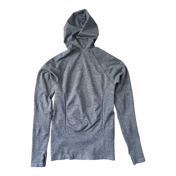 Athleta Tracker Long Sleeve Pullover Grey Hoodie Long Sleeve Small - Picture 5 of 6
